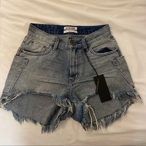 One Teaspoon High Waist Bonita Shorts